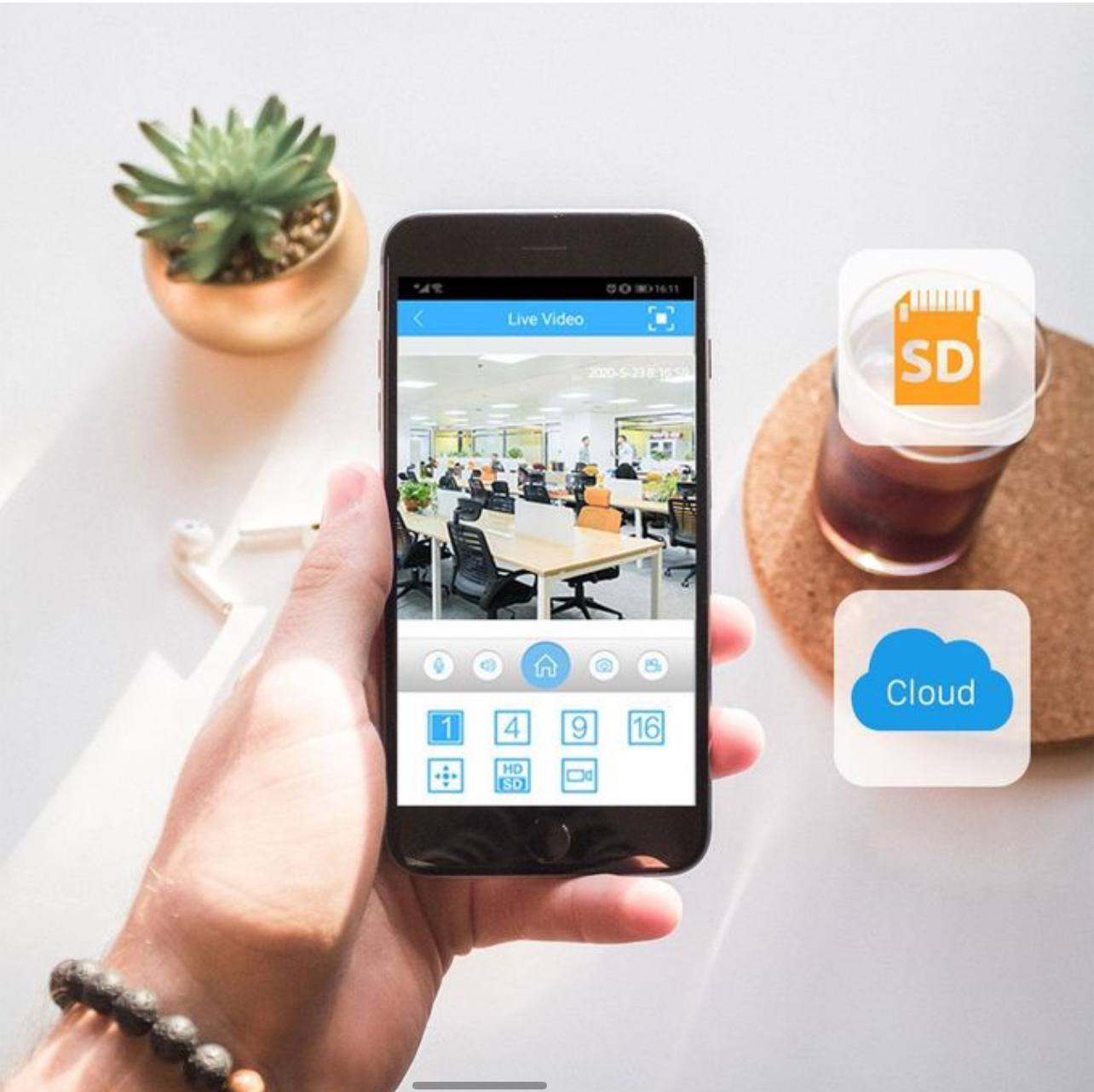 4K Wifi Solar Surveillance System, Dual Camera lens Outdoor Waterproof with Auto-Tracing and Night Vision - Image 4